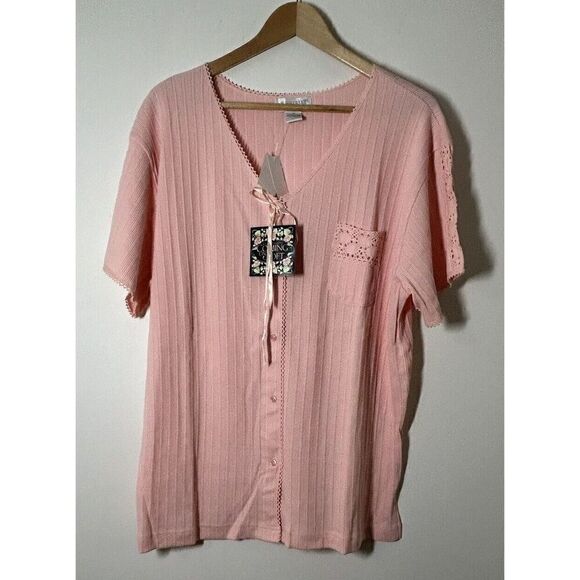 B.G. Street Intimate Coming on Soft 100% Cotton Pajama Set PJ Womens Medium 3122 - Picture 2 of 11